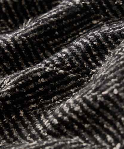 Todd Snyder Italian Herringbone Peacoat - Dark Charcoal