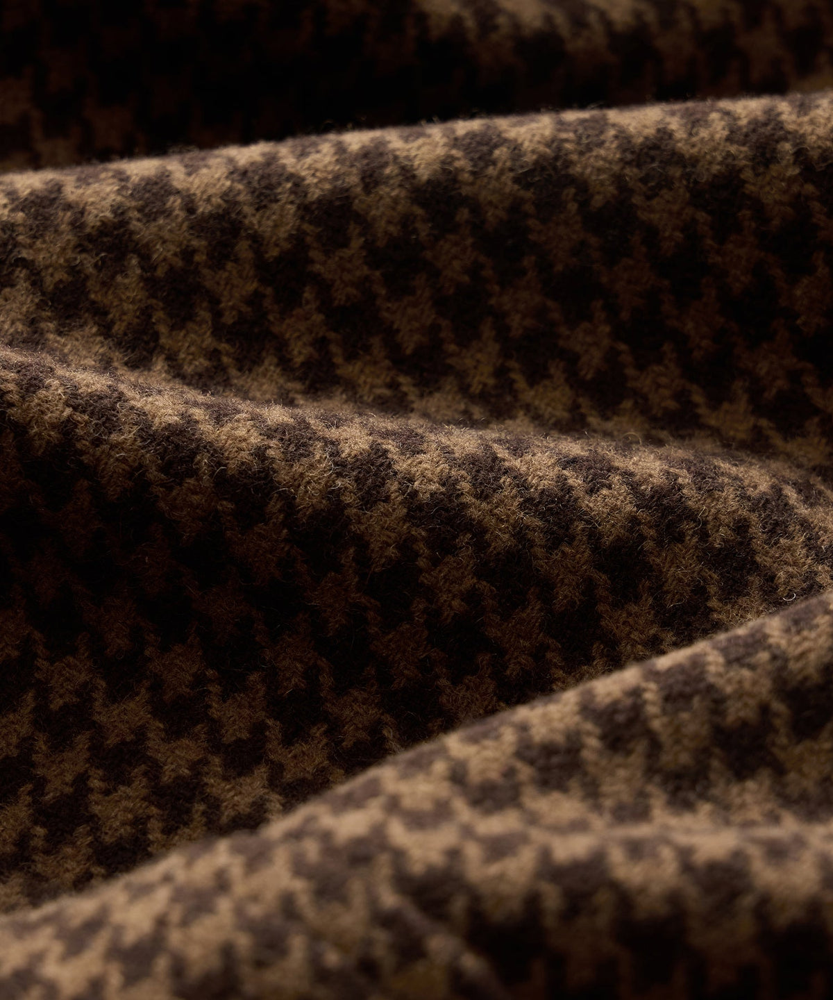 Todd Snyder Italian Houndstooth Balmacaan - Dark Brown