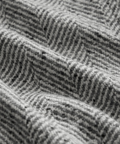 Todd Snyder Italian Herringbone Balmacaan - Charcoal