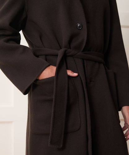 Todd Snyder Cashmere Belted Topcoat - Brown