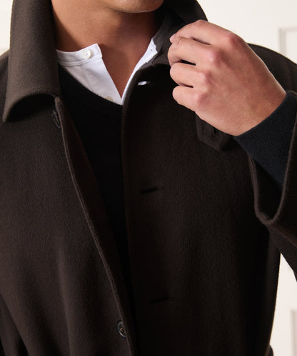 Todd Snyder Cashmere Belted Topcoat - Brown