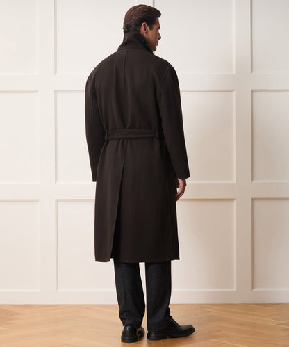 Todd Snyder Cashmere Belted Topcoat - Brown