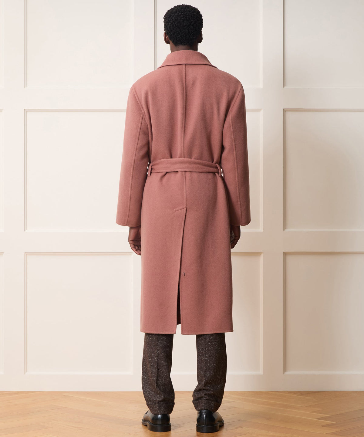 Todd Snyder Cashmere Belted Topcoat - Dusty Rose
