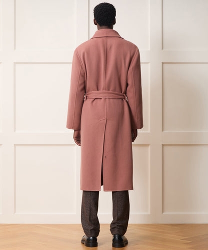 Todd Snyder Cashmere Belted Topcoat - Dusty Rose