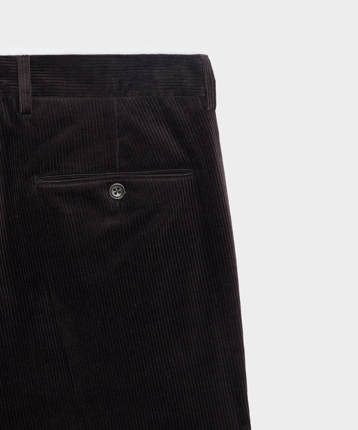 Todd Snyder Italian Wide Wale Corduroy Wythe Trouser - Dark Brown