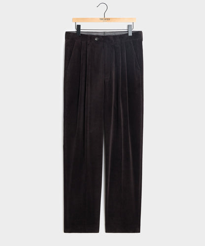 Todd Snyder Italian Wide Wale Corduroy Wythe Trouser - Dark Brown
