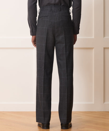 Todd Snyder Italian Glen Plaid Wythe Trouser - Charcoal