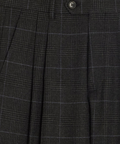 Todd Snyder Italian Glen Plaid Wythe Trouser - Charcoal