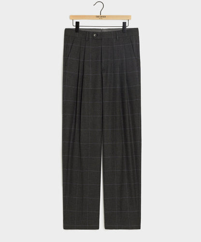 Todd Snyder Italian Glen Plaid Wythe Trouser - Charcoal