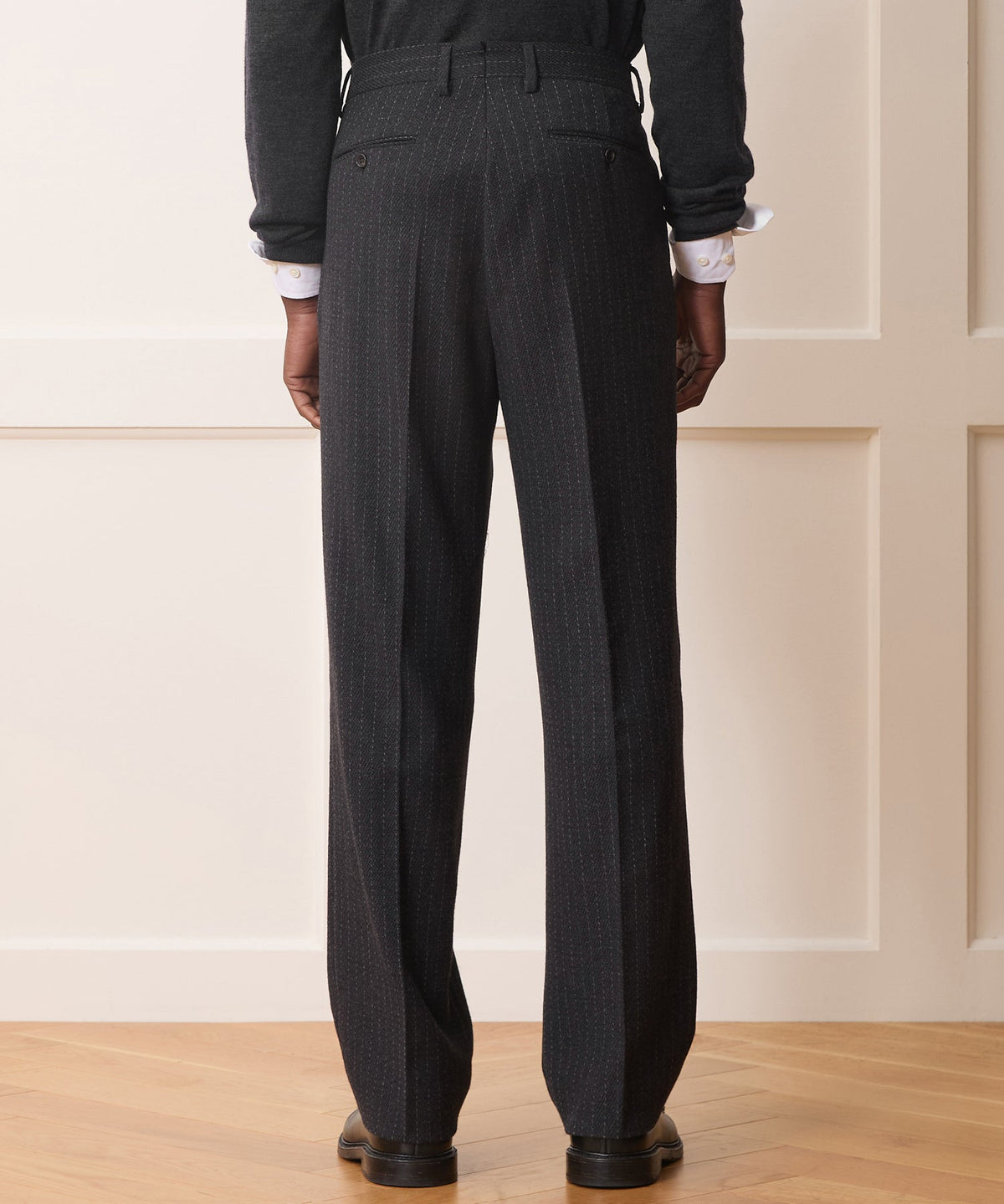 Todd Snyder Italian Wool-Cashmere Wythe Trouser - Charcoal