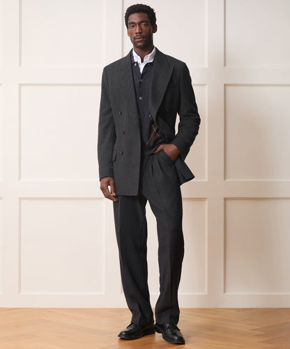 Todd Snyder Italian Wool-Cashmere Wythe Trouser - Charcoal