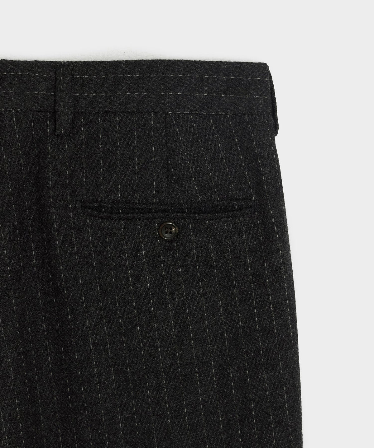 Todd Snyder Italian Wool-Cashmere Wythe Trouser - Charcoal