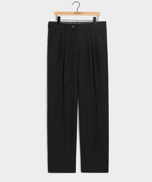 Todd Snyder Italian Wool-Cashmere Wythe Trouser - Charcoal
