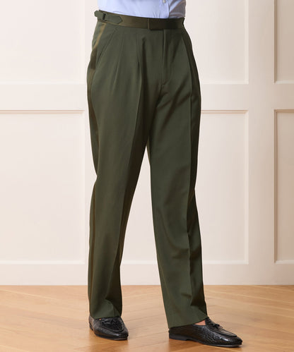 Todd Snyder Italian Gabardine Tuxedo Trouser - Snyder Olive