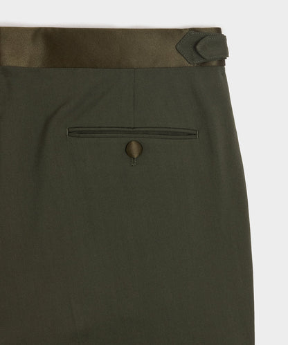 Todd Snyder Italian Gabardine Tuxedo Trouser - Snyder Olive