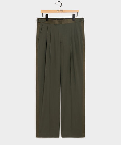 Todd Snyder Italian Gabardine Tuxedo Trouser - Snyder Olive