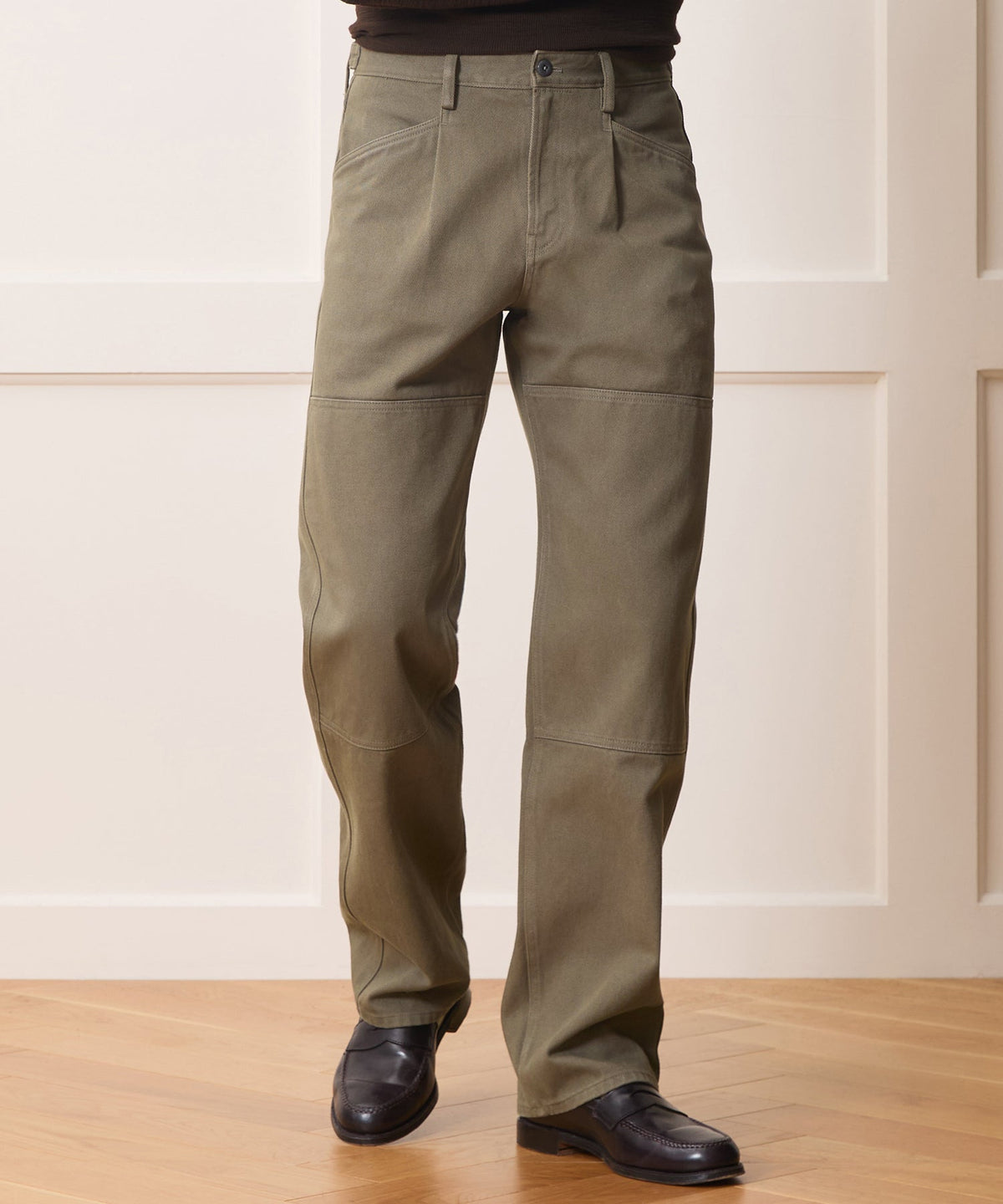 Todd Snyder Pleated Welder Pant - Fogstone