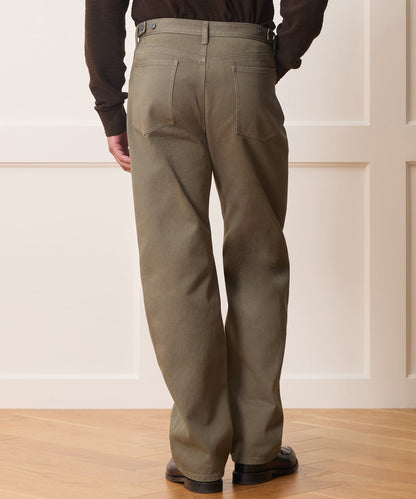 Todd Snyder Pleated Welder Pant - Fogstone