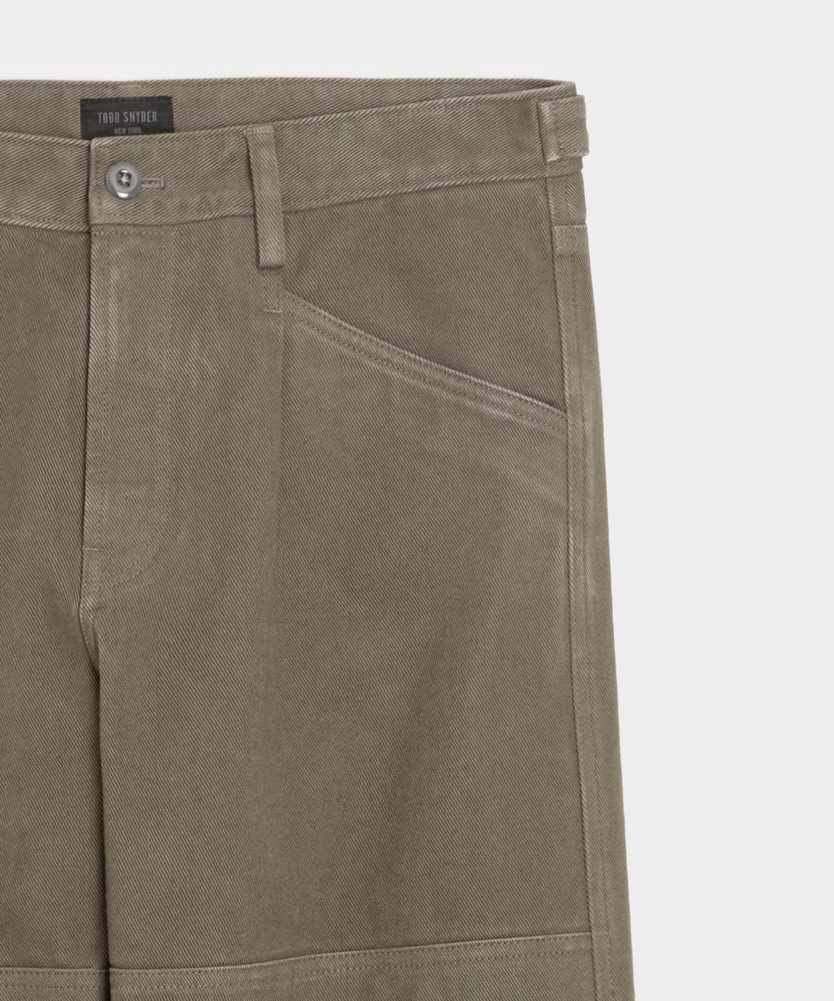 Todd Snyder Pleated Welder Pant - Fogstone