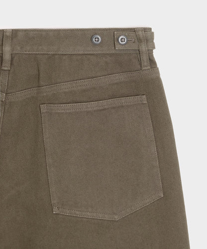 Todd Snyder Pleated Welder Pant - Fogstone
