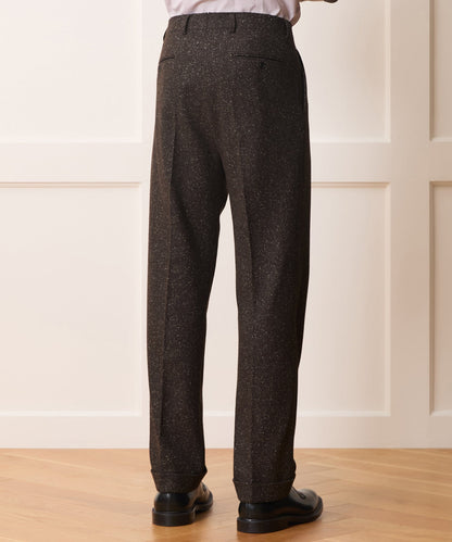 Todd Snyder Italian Silk-Donegal Madison Trouser - Brown