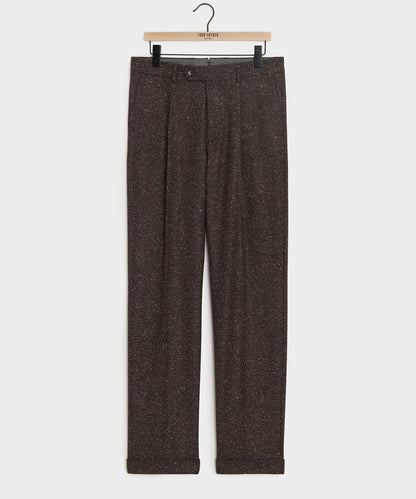 Todd Snyder Italian Silk-Donegal Madison Trouser - Brown