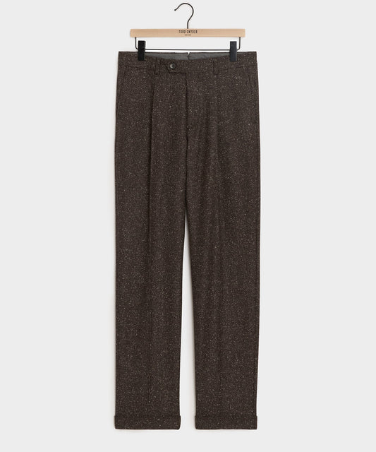 Todd Snyder Italian Silk-Donegal Madison Trouser - Brown
