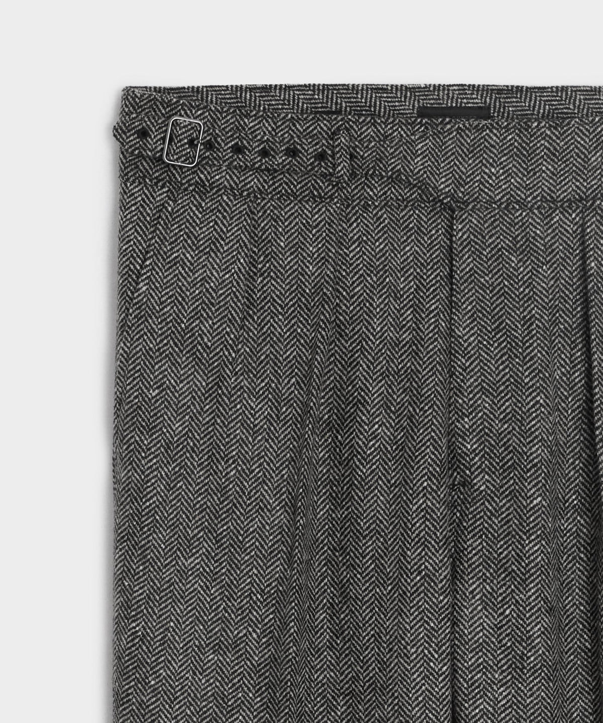 Todd Snyder Italian Donegal Herringbone Gurkha Trouser - Cream