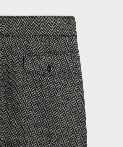Todd Snyder Italian Donegal Herringbone Gurkha Trouser - Cream