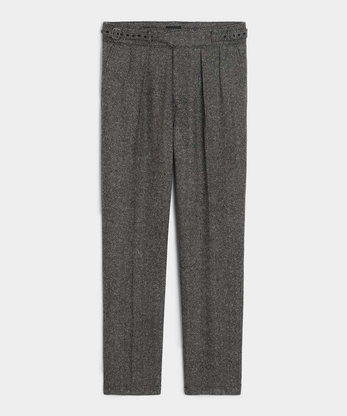 Todd Snyder Italian Donegal Herringbone Gurkha Trouser - Cream