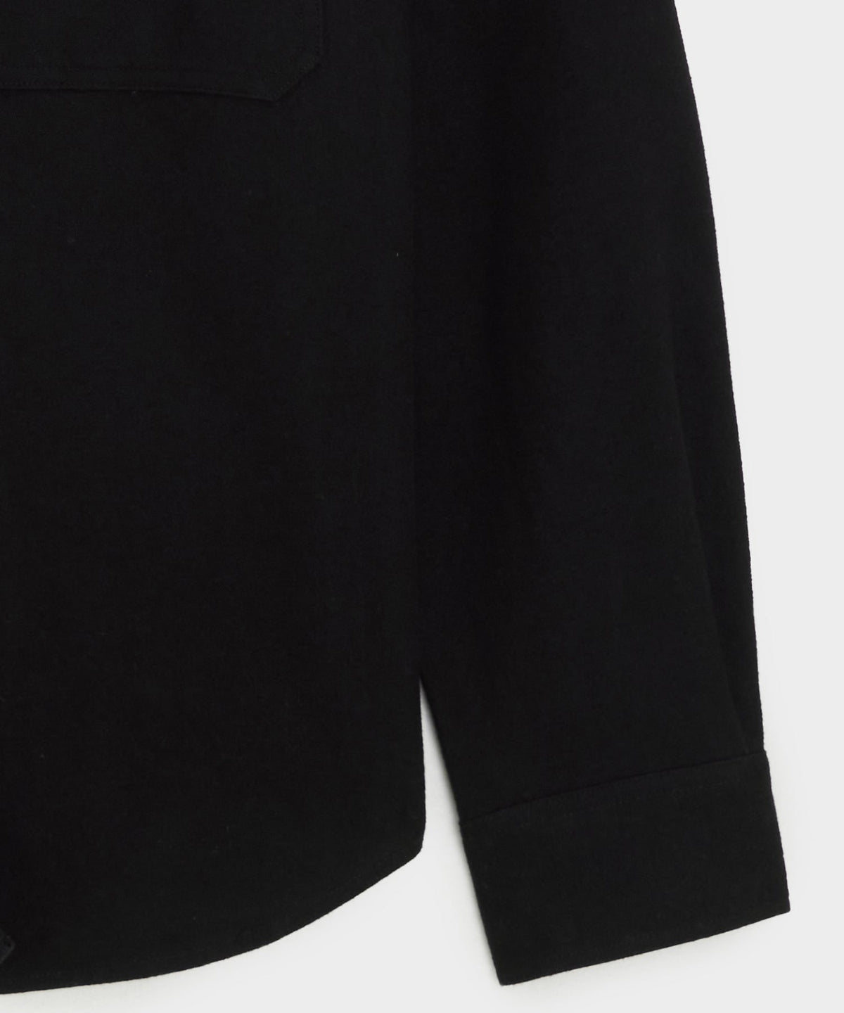 Todd Snyder Chamois Cape Shirt - Black