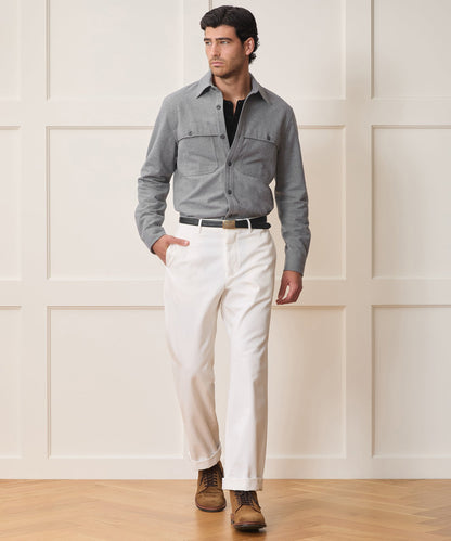 Todd Snyder Chamois Cape Shirt - Charcoal