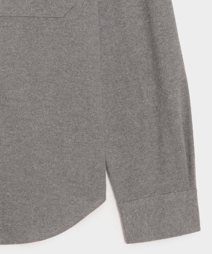 Todd Snyder Chamois Cape Shirt - Charcoal