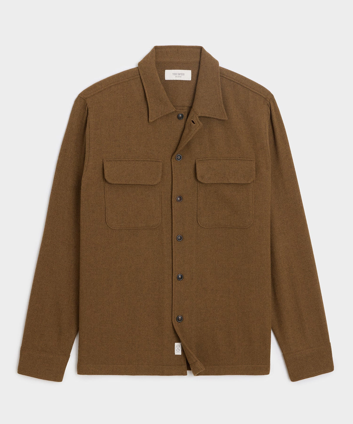 Todd Snyder Herringbone Field Shirt - Brown