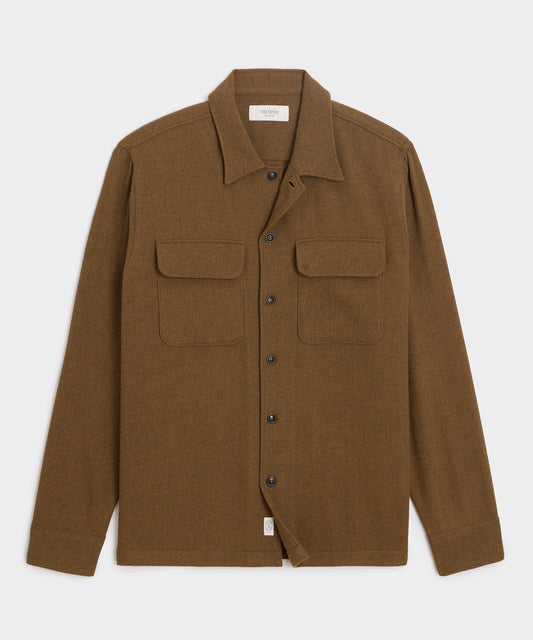Todd Snyder Herringbone Field Shirt - Brown
