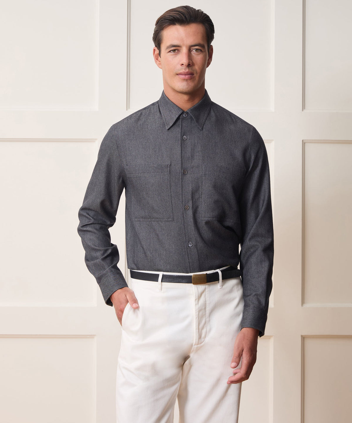 Todd Snyder Italian Hudson Shirt Jacket - Navy
