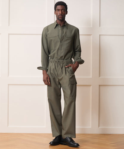 Todd Snyder Welt Pocket Utility Shirt - Green