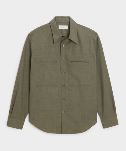 Todd Snyder Welt Pocket Utility Shirt - Green