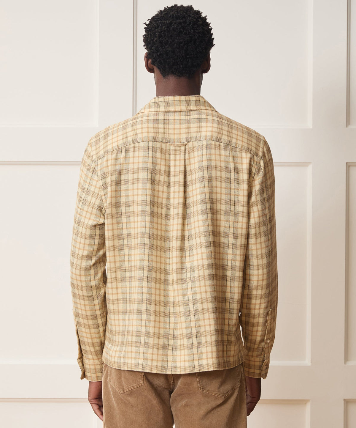 Todd Snyder Brushed Camp Shirt - Dune Brown