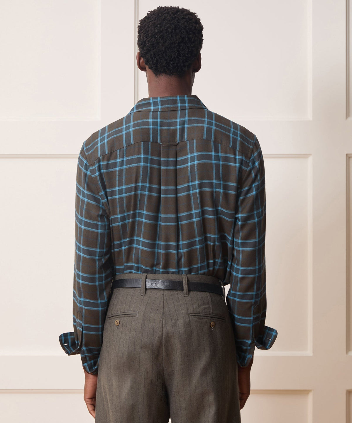 Todd Snyder Brushed Camp Shirt - Caviar