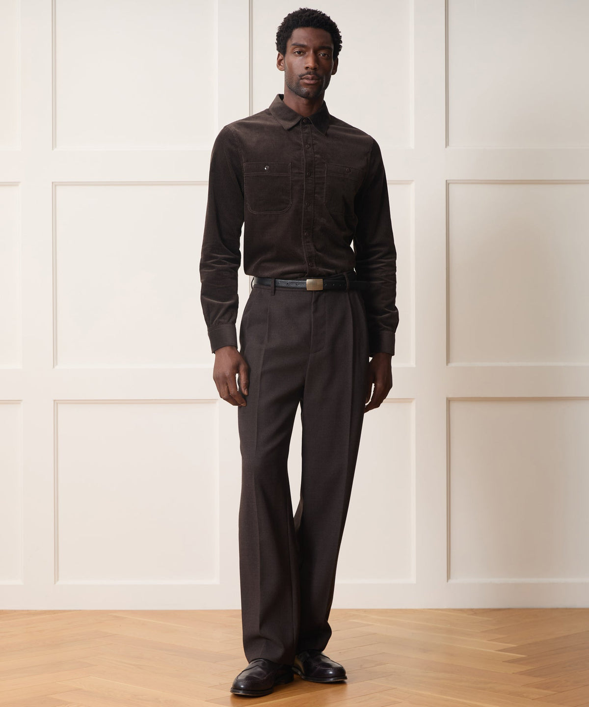 Todd Snyder Corduroy Work Shirt - Cafe Racer