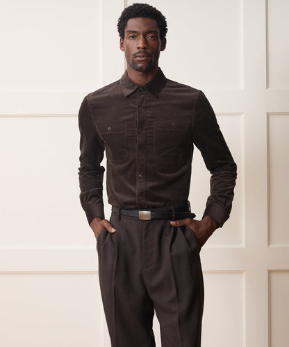 Todd Snyder Corduroy Work Shirt - Cafe Racer