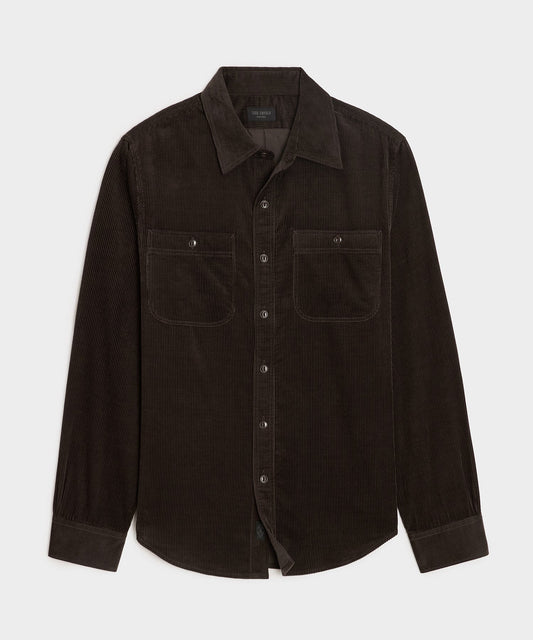 Todd Snyder Corduroy Work Shirt - Cafe Racer