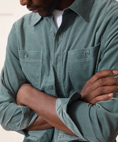 Todd Snyder Corduroy Work Shirt - Dusty Horizon