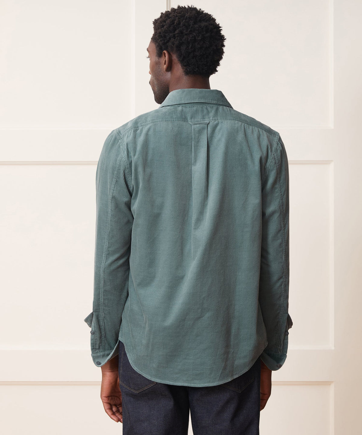 Todd Snyder Corduroy Work Shirt - Dusty Horizon