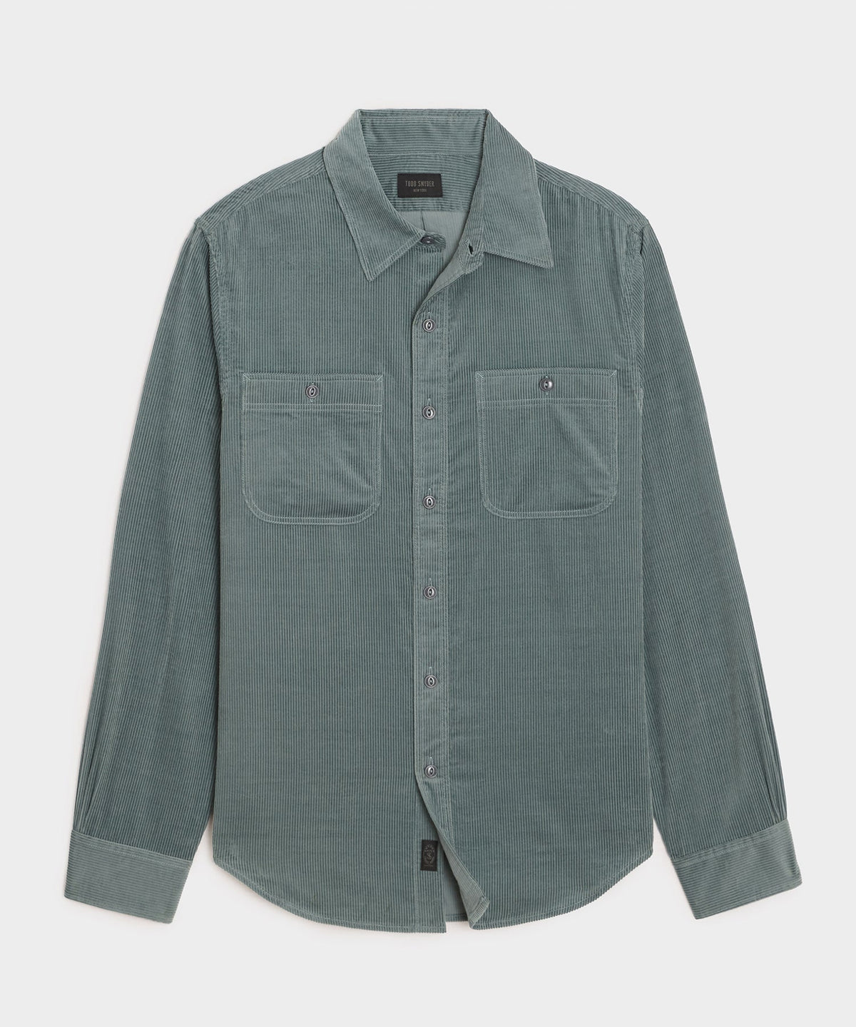 Todd Snyder Corduroy Work Shirt - Dusty Horizon