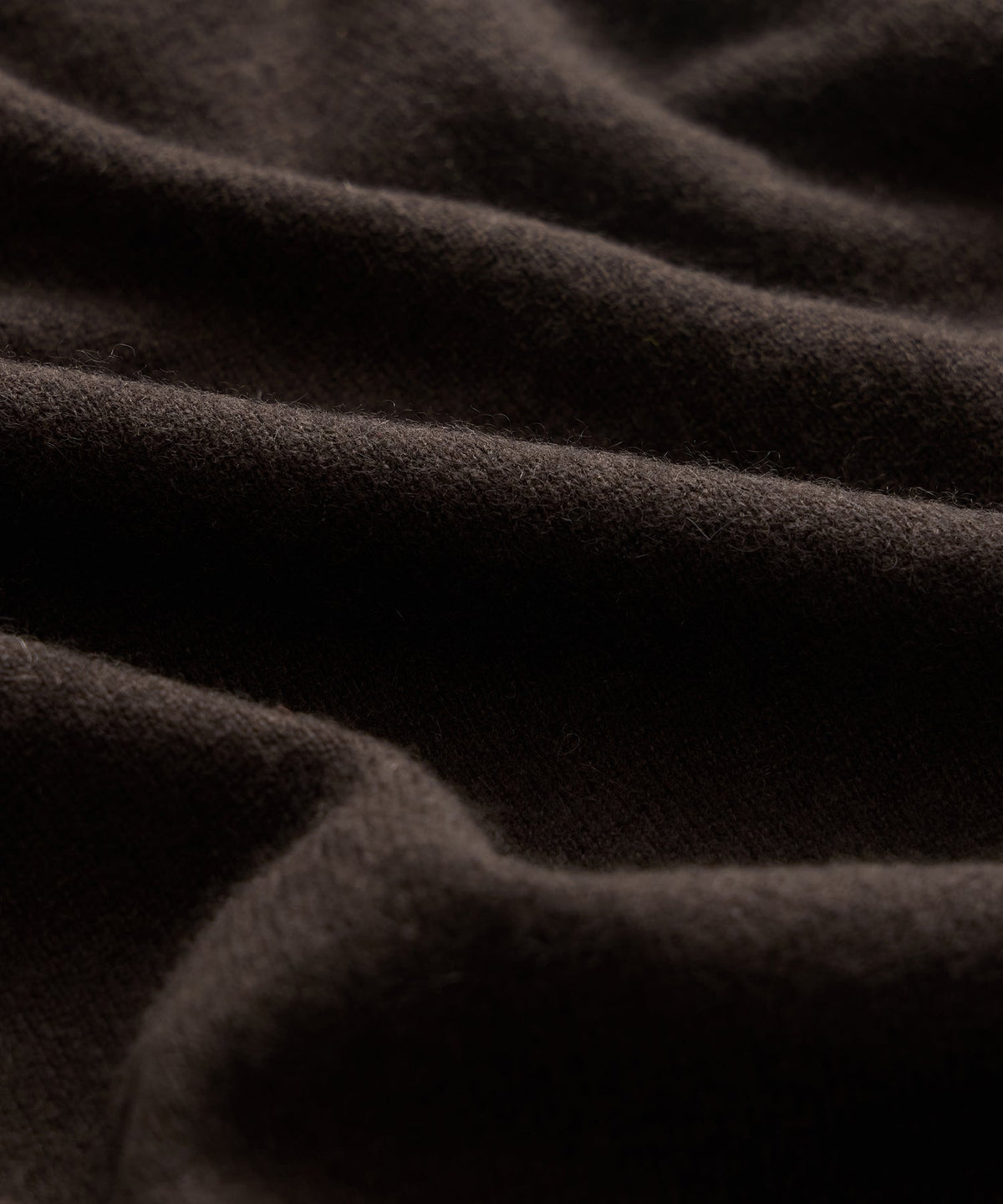 Todd Snyder Cashmere Quarter-Zip Sweater Polo - Espresso Bean