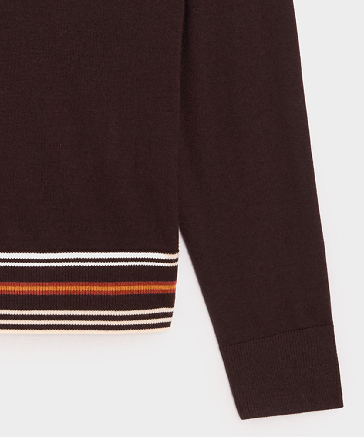 Todd Snyder Knightsbridge Sweater Polo - Espresso Bean
