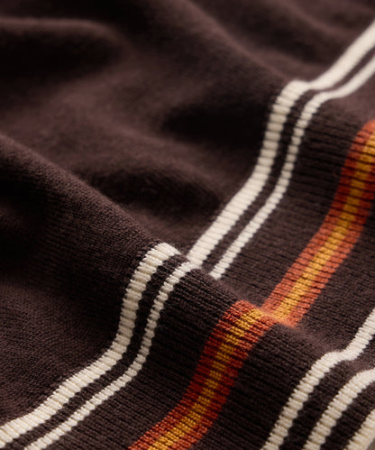 Todd Snyder Knightsbridge Sweater Polo - Espresso Bean