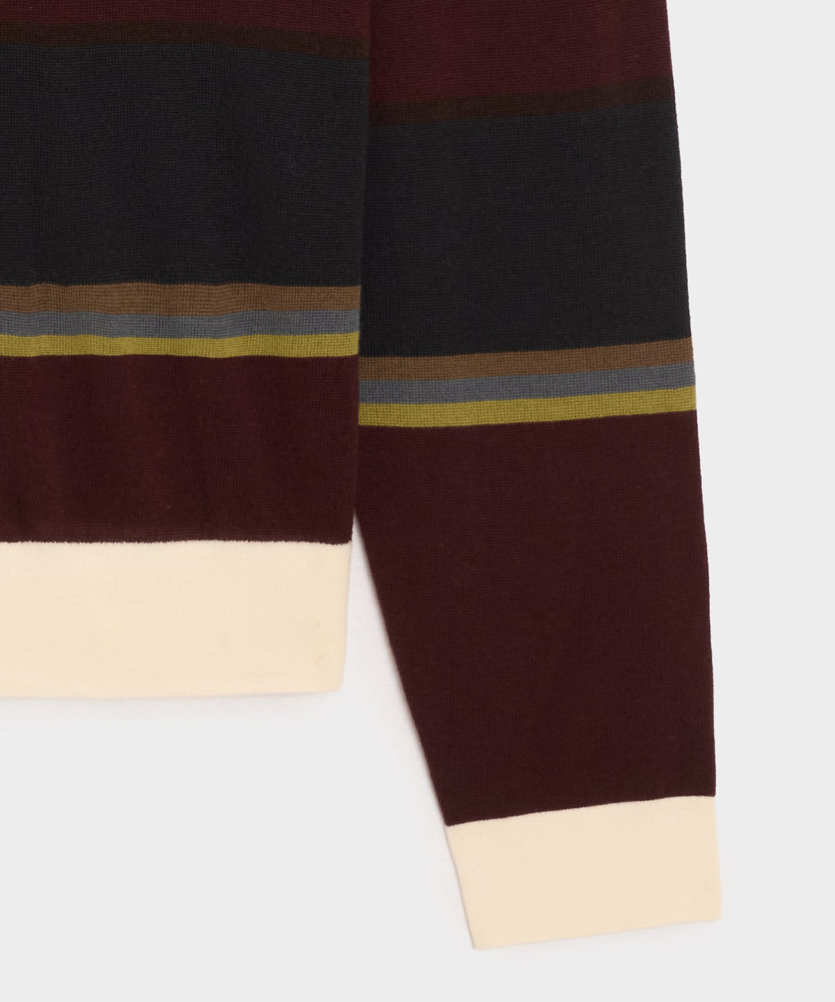 Todd Snyder Woodford Sweater Polo - Winestain